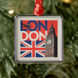 London Big Ben   England Ornament Aus Metall