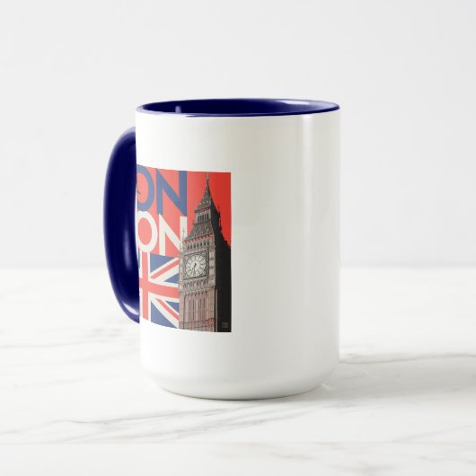 London Big Ben | England Tasse (Vorderseite Links)