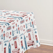 London Big Ben English Flag England Icon Rectangle Tischdecke (Beispiel)