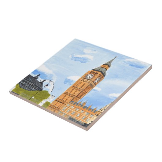 London Big Ben Fliese (Seite)