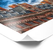 London Big Ben Fotodruck (Ecke)