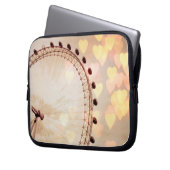 London | Big Ben Fotografie gefiltertes Nightime Laptopschutzhülle (Vorderseite Links)