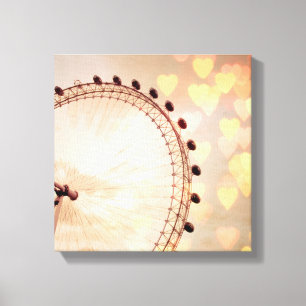 London Big Ben Fotograph Filtered Nightime Leinwanddruck