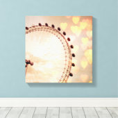 London Big Ben Fotograph Filtered Nightime Leinwanddruck (Insitu (Holzboden))