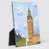 London Big Ben Fotoplatte (Seite)