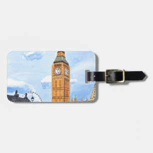 London Big Ben Gepäckanhänger