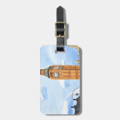 London Big Ben Gepäckanhänger (Vorderseite vertikal)