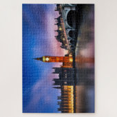 London Big Ben Houses of Parliament Sunset Puzzle (Vertikal)