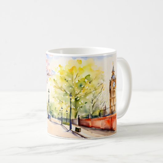 London Big Ben Kaffeetasse (VorderseiteRechts)
