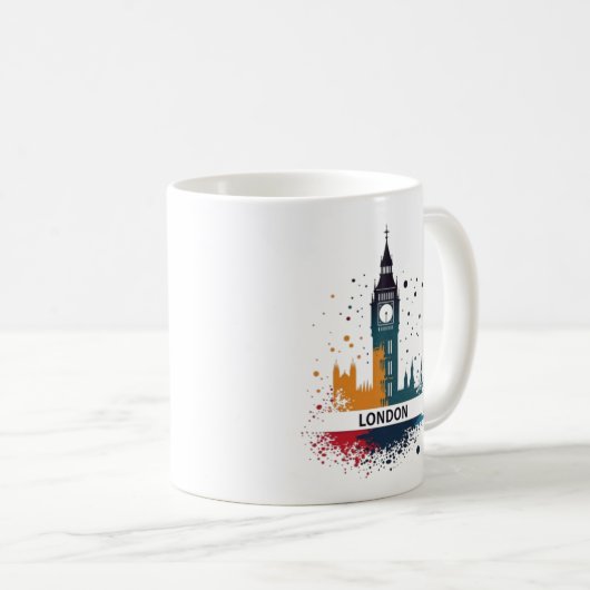 London, Big Ben Kaffeetasse (VorderseiteRechts)