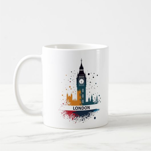 London, Big Ben Kaffeetasse (Links)