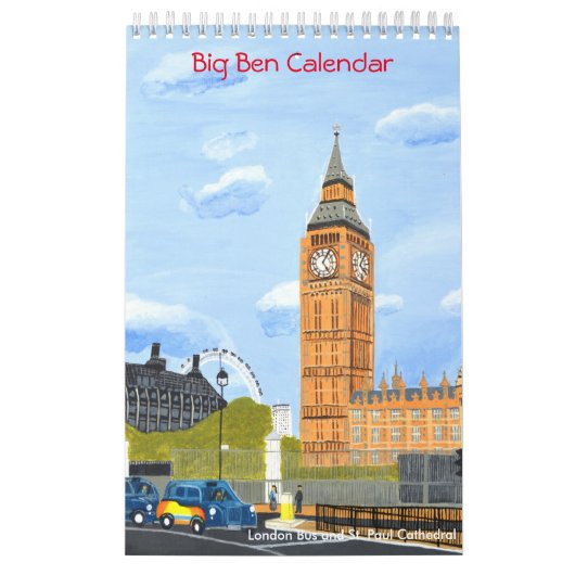London Big Ben Kalender (Titelbild)