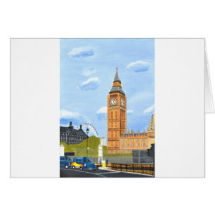 London Big Ben Karte