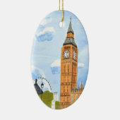 London Big Ben Keramik Ornament (Rechts)