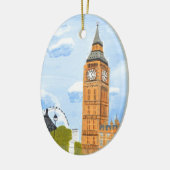 London Big Ben Keramik Ornament (Links)