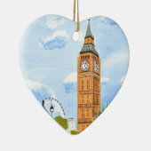 London Big Ben Keramikornament (Rechts)