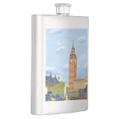 London Big Ben - klassische Flasche Flachmann (Rechts)