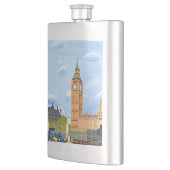 London Big Ben - klassische Flasche Flachmann (Links)
