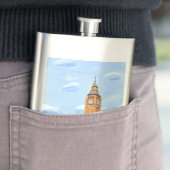 London Big Ben - klassische Flasche Flachmann (Beispiel)