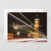 London Big Ben leben Ihre Traumwanderlustreise Postkarte (Vorne/Hinten)