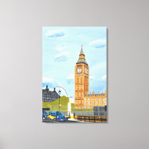 London Big Ben Leinwand Art