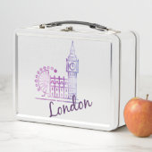 London Big Ben Lunch Box - Großbritannien Metal (Beispiel)
