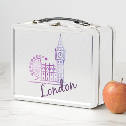 London Big Ben Lunch Box - Großbritannien Metal (Beispiel)