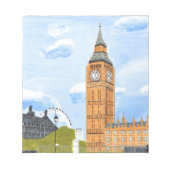 London Big Ben Notizblock (Vorderseite)