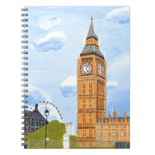 London Big Ben Notizblock