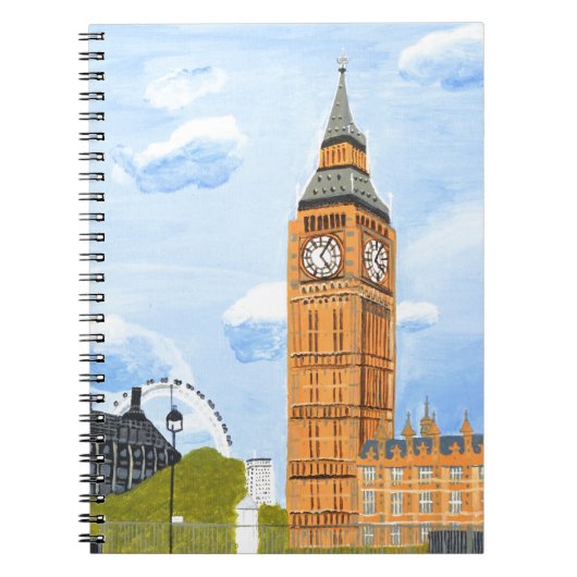 London Big Ben Notizblock (Vorderseite)