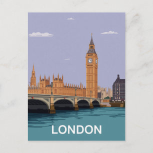 London Big Ben & Parlament Postkarte