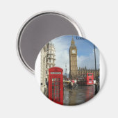 London Big Ben Phone Box (von St.K. Magnet (Vorderseite/Rückseite)