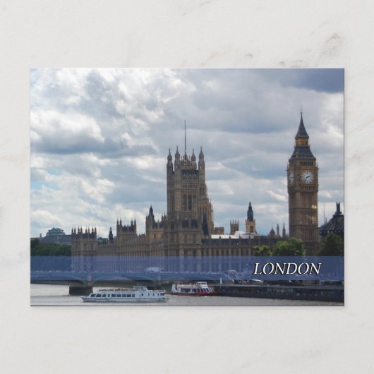 London Big Ben Post Card Postkarte (Vorderseite)