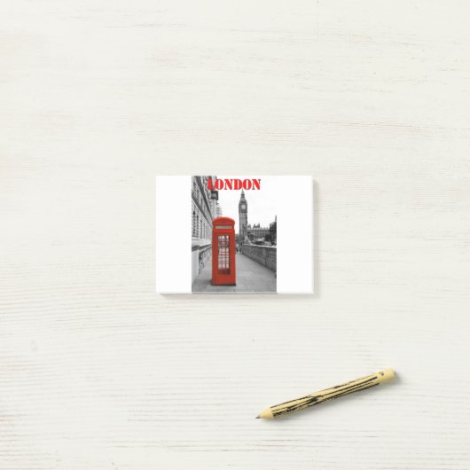 London BIG BEN Post-it Klebezettel (Auf Schreibtisch)