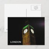 LONDON BIG BEN POSTCARD POSTKARTE (Vorne/Hinten)