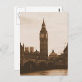 London - Big Ben - Postcard Postkarte (Vorne/Hinten)