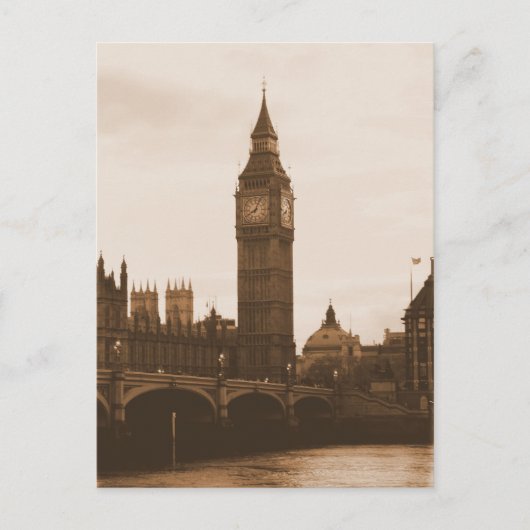 London - Big Ben - Postcard Postkarte (Vorderseite)