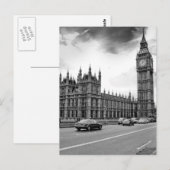 London Big Ben Postkarte (Vorne/Hinten)