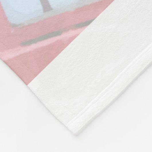 London Big Ben Red Telefon Fleecedecke (Ecke)