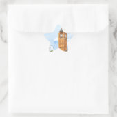 London Big Ben Stern-Aufkleber (Tasche)