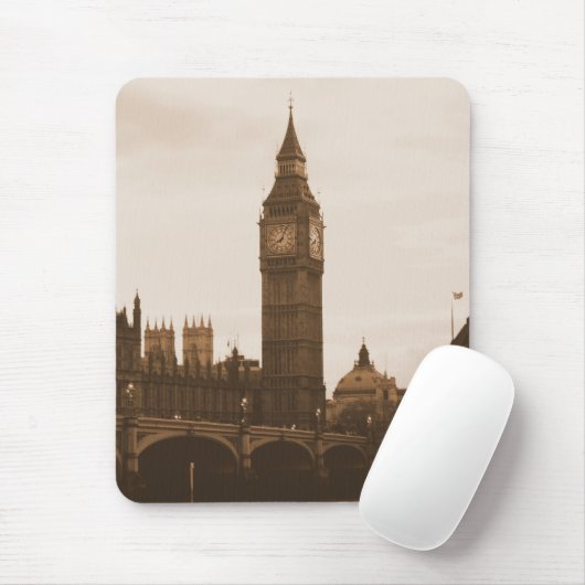 London - Big Ben - Themse - Mousepad (Mit Mouse)