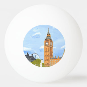 London Big Ben Tischtennisball