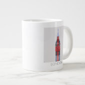 London Big Ben Union Jack Jumbo-Tasse (Vorderseite Rechts)