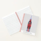 London Big Ben Union Jack Notizblock (Innenseite)