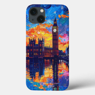 London Big Ben: Vibrant Impressionist Oil Painting Case-Mate iPhone Hülle
