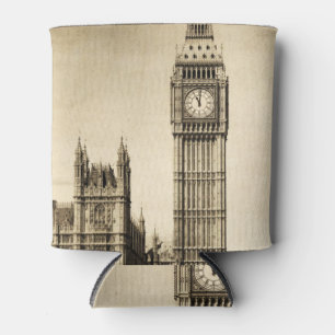 London Big Ben: Vintage Sicht Dosenkühler
