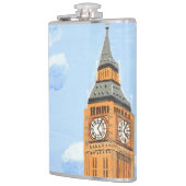 London Big Ben Vinyl Wrapped Flask Flachmann (Links)