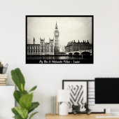 London - Big Ben, Westminster Palace No.1 (Poster) Poster (Heimbüro)