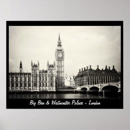 London - Big Ben, Westminster Palace No.1 (Poster) Poster
