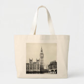 London, Big Ben, Westminster Shopping Jumbo Stoffbeutel (Vorne)